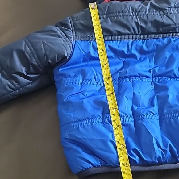 Patagonia Nwt Baby Reversible Tribbles Hoody Viking Blue - Picture 8 of 11